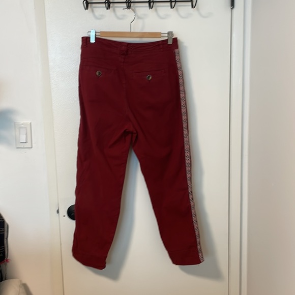 Anthropologie maroon high rise pants - Picture 5 of 5